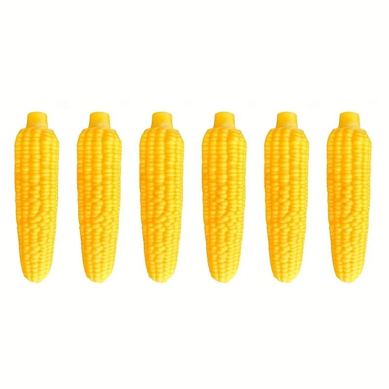 Indestructible fancy Dog Chew Toy Heavy-Duty Rubber Bone Corn Grain Texture for Medium Large Dogs Puppies Powerful Chewers Dental Care