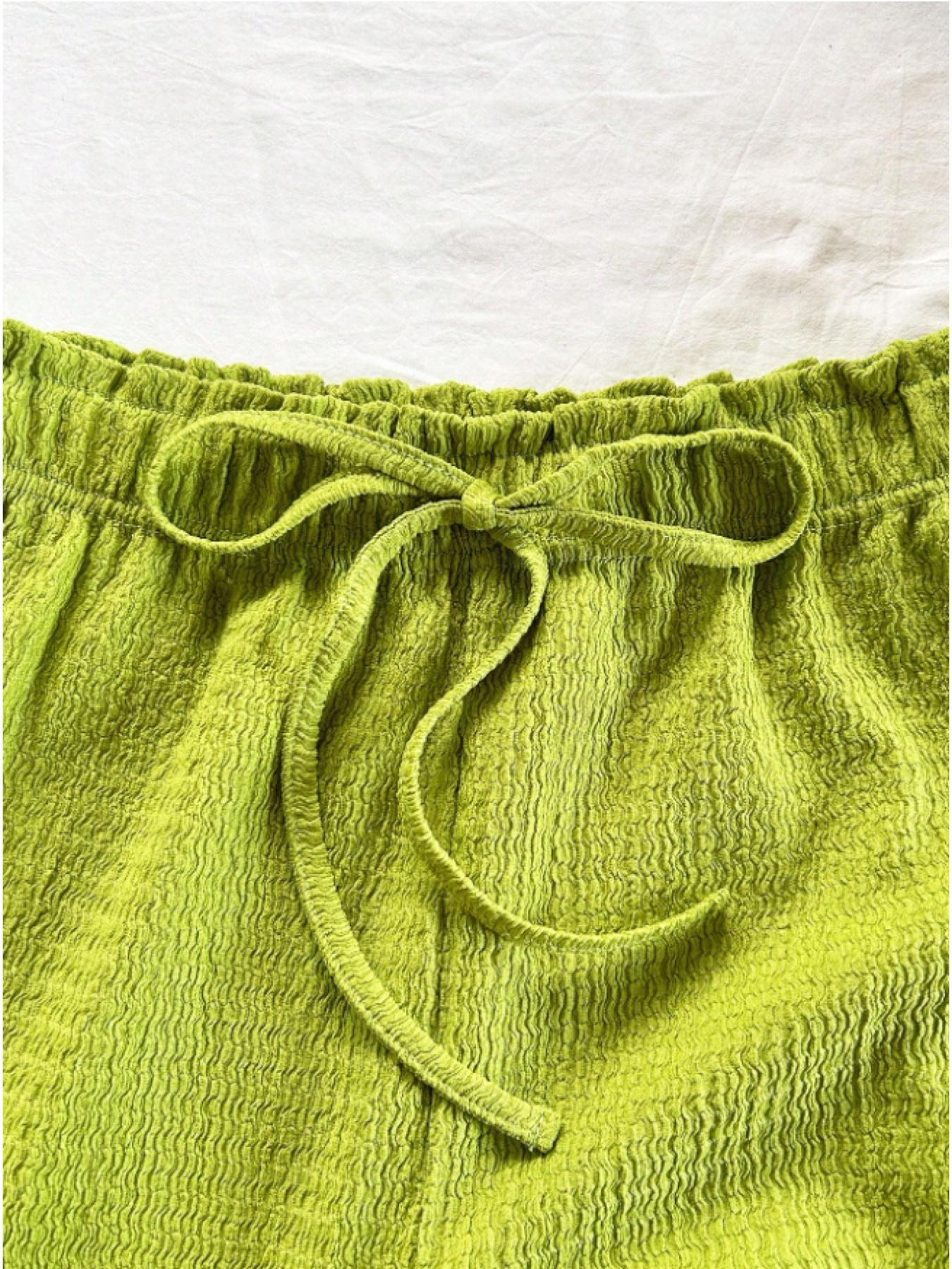 Summer Cool Halter Top Set, Comfortable Casual Home Wear, Versatile Short Pants, Women's Fashion Ensemble, Fresh and Refreshing Style