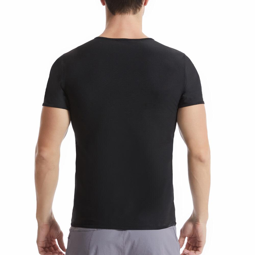 1/2/3/4 Pack Menswear Sauna Suits Fitness Vest Shirt Sweat Compression Short Sleeves Body Shaper Shapewear Workout Tank Top Sports Athletic Gym Sportswear Wetsuit