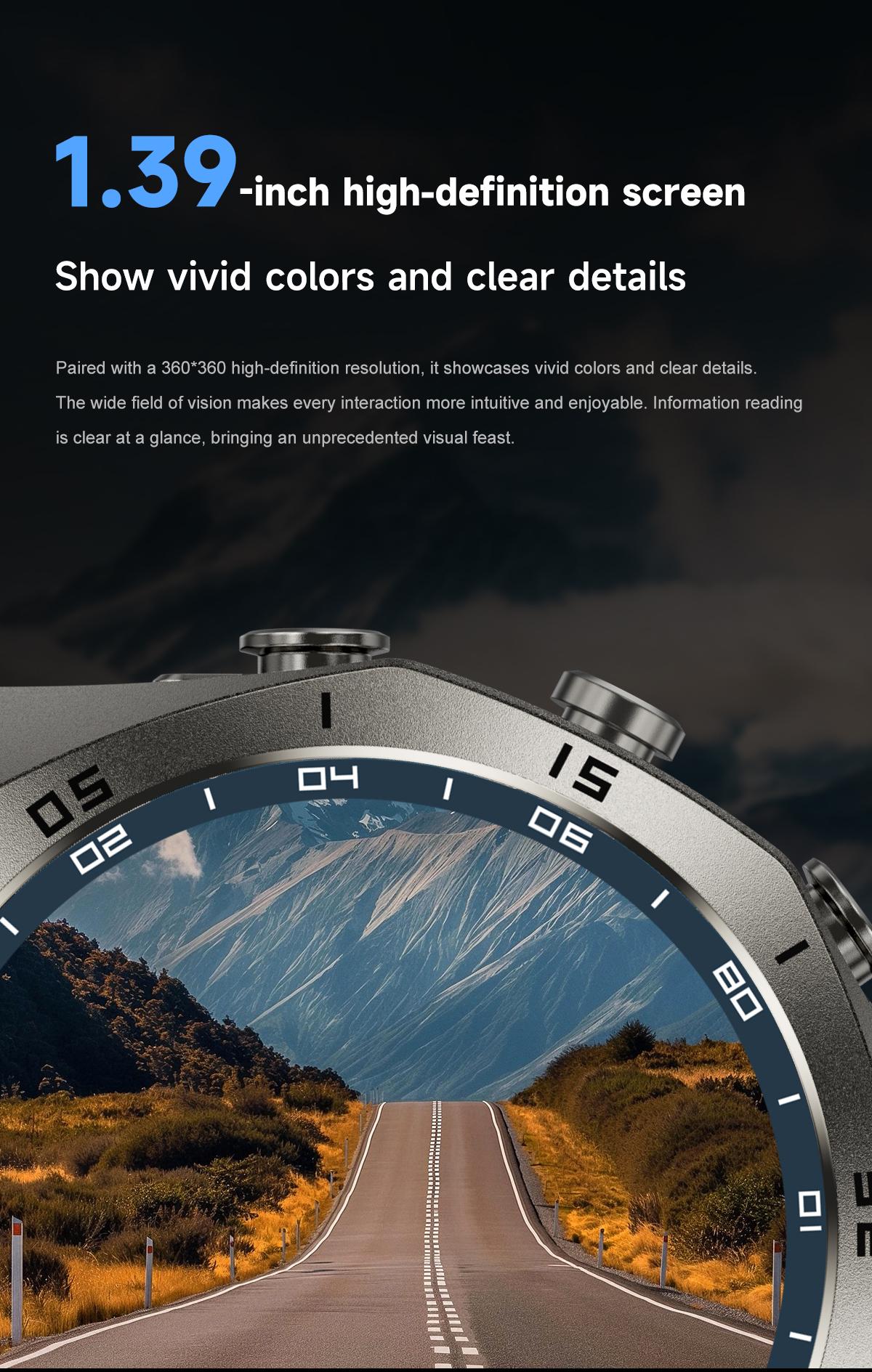 F33 Smart Watch for Men with Built in Earbuds Bluetooth Calling 139 Inch HD Round Display Heart Rate Sleep Blood Oxygen Tracking Daily Office Wear Business Tech Style Fitness Tracker