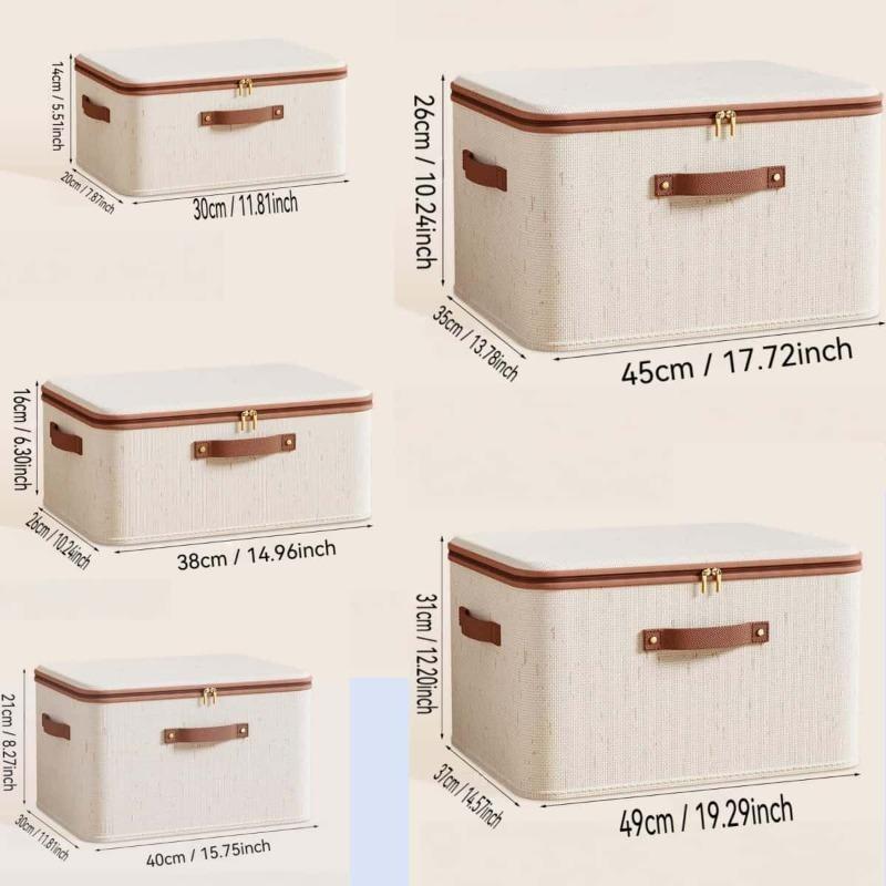 Foldable Large-Capacity Storage Box, Multi-Specification Cover, Ideal for Household, Office, Dormitory, Essential Family Organizer