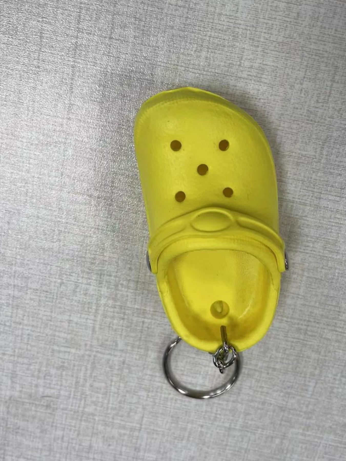 Mini Cute Plastic Sandal Keychain, Fashionable Replica Sandal Key Holder, Daily Outing Wallet Phone Backpack Decorative Pendant