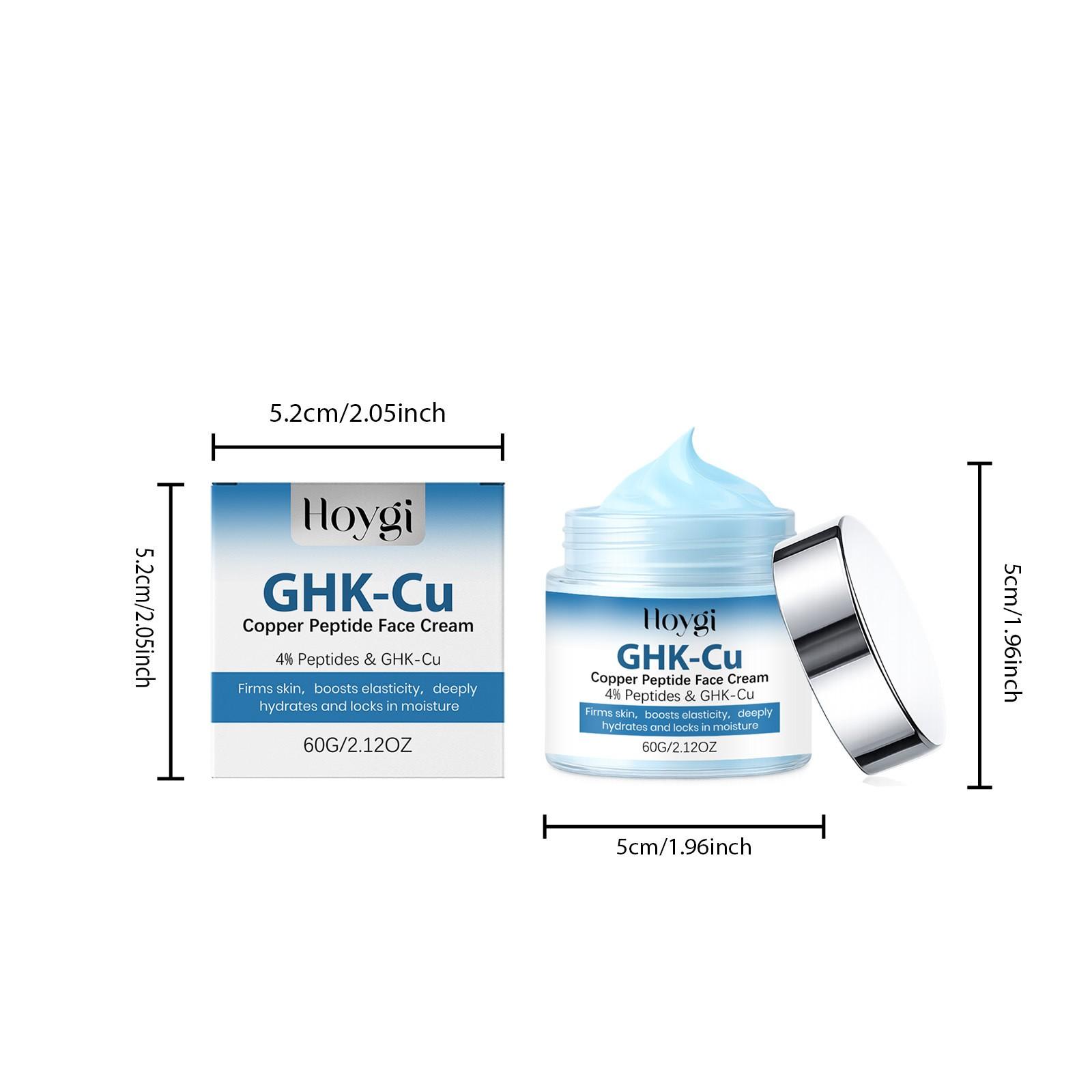 4 % Ghk-Cu Copper Peptide Cream Copper Peptide Face Cream Boost Elasticity Strengthen Skin Barrier Nourishing Firming Hydrating Moisturizing Skin Care