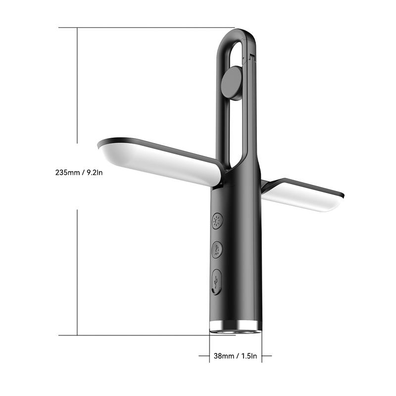 Foldable 4in1 Multifunctional Camping Light, Outdoor Light, SOS Light, Flashlight,SteadyLight,Seamless Folding Design, Extended Battery For 24H Use