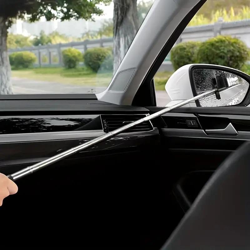 Extendable Windshield Wiper, Long Pole Car Rearview Mirror Wiper, Universal Car Accessories, Portable Car Lens Raindrop Cleaner, Car Detailing Accessories