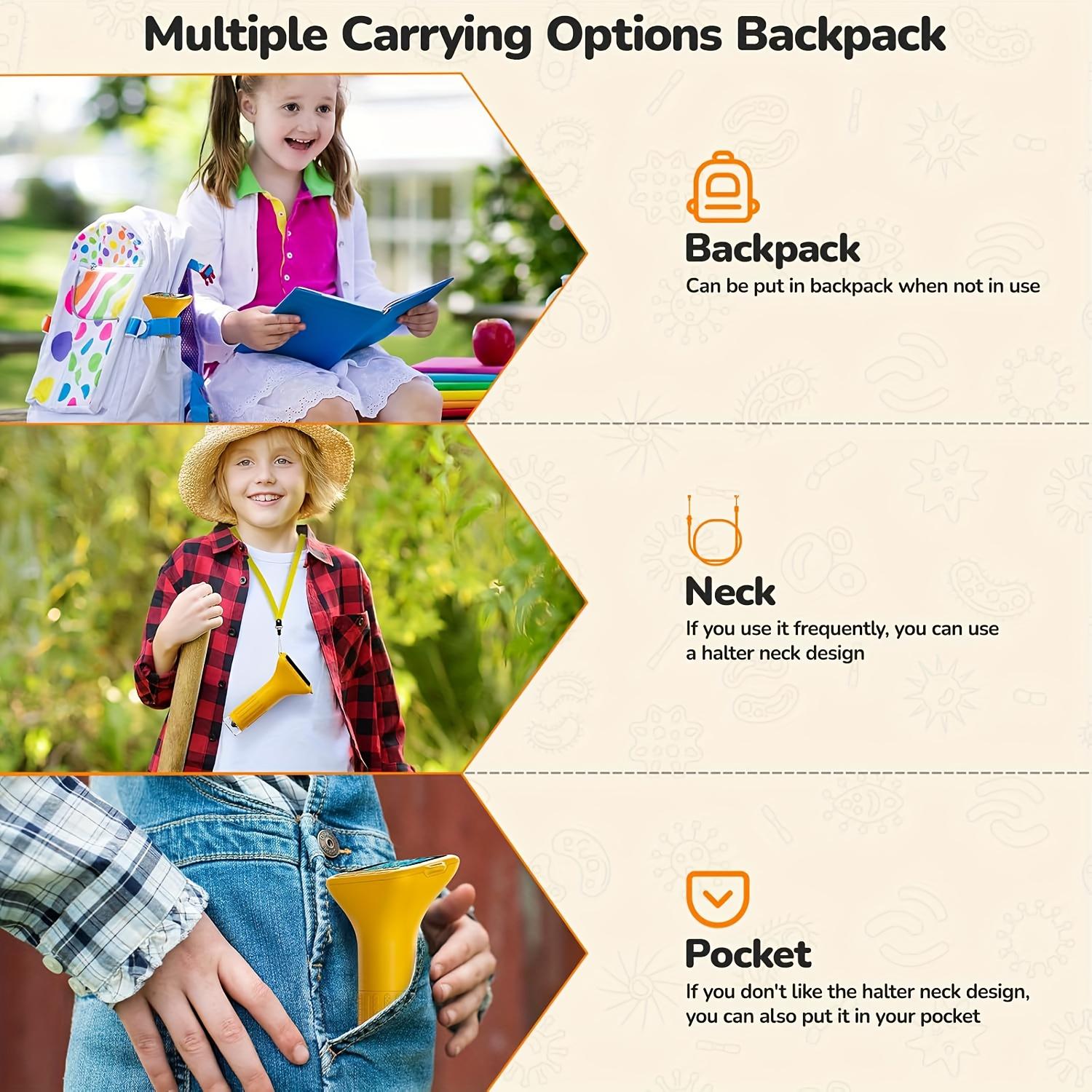 Portable Microscope for Kids and Adults, Mini Handheld Digital Microscope, USB Digital Microscope, IPS Screen Electronic Magnifier, 8 Adjustable LED Lights