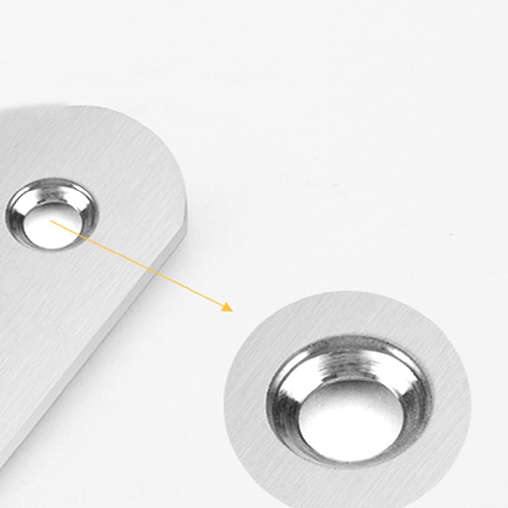 Stainless Steel Corner Bracket,  90  Right Angle Corner Brace Plate,  x  x 38 mm L Shaped Furniture Fastener Joint Corner Connector for  Shelf Cabinet Table Chair (Pack of 4)