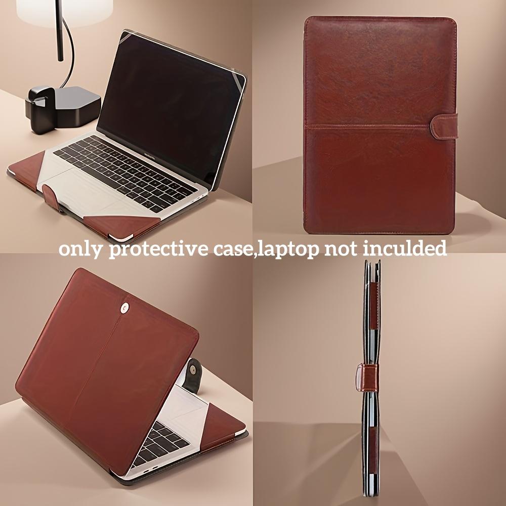 For Apple Macbook Protective Case, High-End PU Leather Material, Hybrid Shell Type, Durable and Stylish Laptop Cover, Laptop Casing