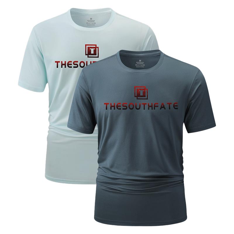 1/2 Pack Mens Active Sports T Shirts, Quick Dry Moisture Wicking Gym Tees, Short Sleeve Athletic Workout Shirt for Running Fitness