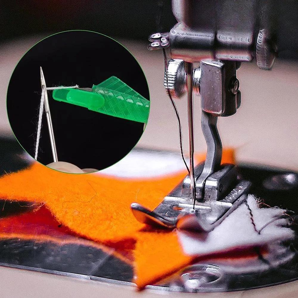 Easy Threading Tool for Sewing Machine: Quick Threader, Anti-Slip Needle Guide for DIY Crafts, Embroidery & Sewing Precision Kit, Elderly-Friendly Hand Sewing Aid, Home Sewing Accessories Set