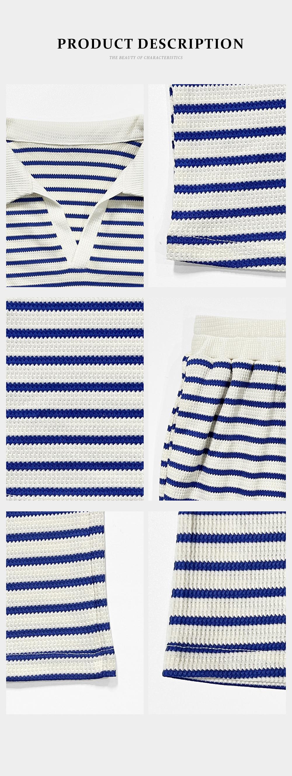 KatchMe Women's Casual Color Matching Stripe Long Sleeve Top & Wide Leg Trousers Co-ord, Soft V-Neck Loose Two Piece Outfits, Comfortable Womenswear(2) KatchMe Women's Casual Color Matching Stripe Long Sleeve Top & Wide Leg Trousers Co-ord, Soft V-Neck Loose Two Piece Outfits, Comfortable Womenswear(2)