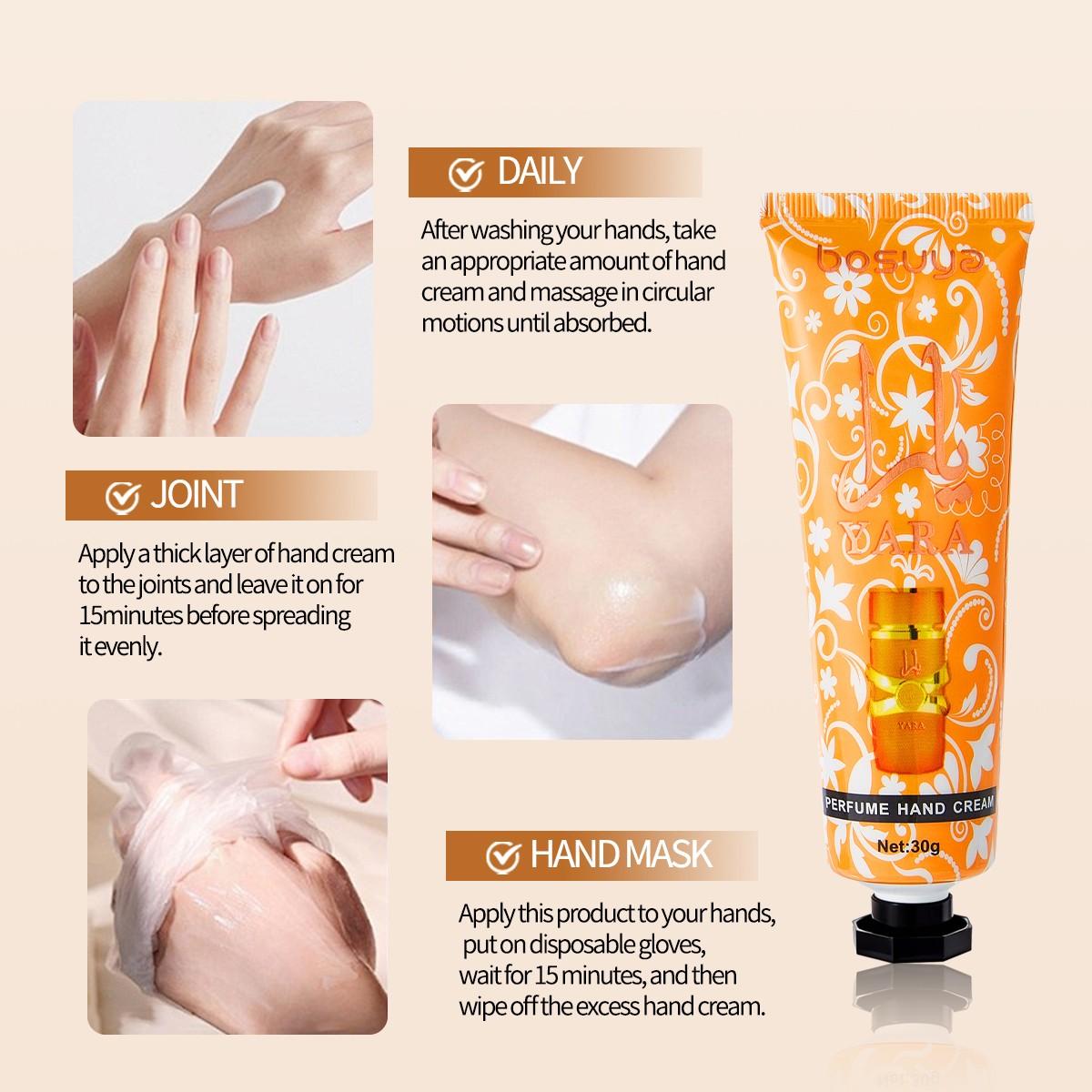 5 Counts/set Aromatherapy Hand Creams, Deep Moisturizing for Dry, Rough Hands and Fine Lines, Suitable for Daily Care