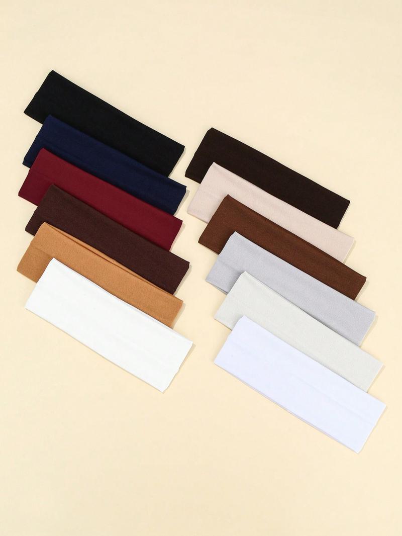 5pcs Set Wide Elastic Sports Yoga Headbands, Pink Tone Hair Band Turban Headband Sweatband, Hairband Fall Winter Hair Accessories For Women For Vacation Outfits Woman Elegant Scarf Women Bandana Soft Headwrap Workout Headband Sweat Wicking Headband