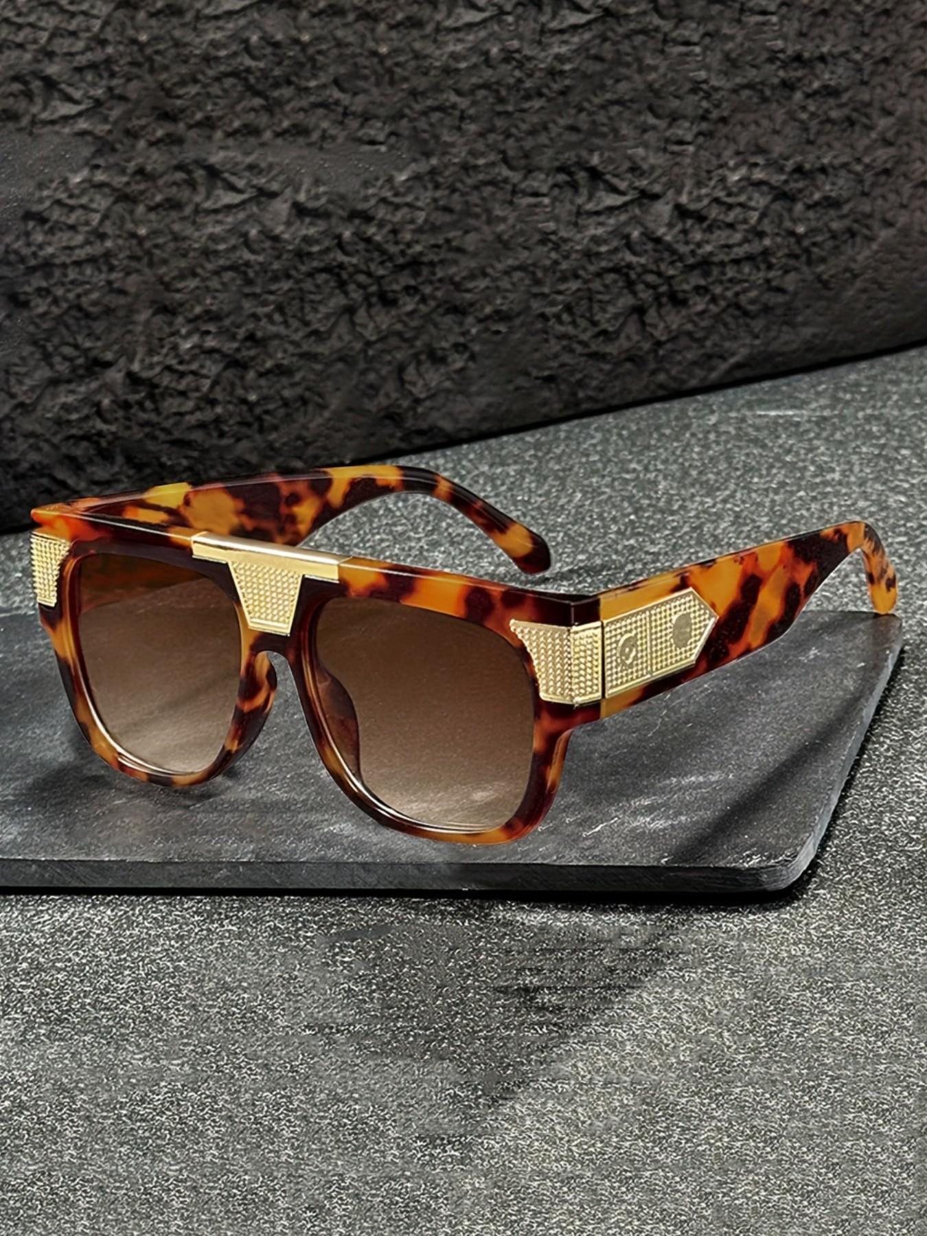 Retro Sunglasses Rectangular Rimless Glasses for Both Men And Women, Perfect for Everyday Casual Wear And Decoration