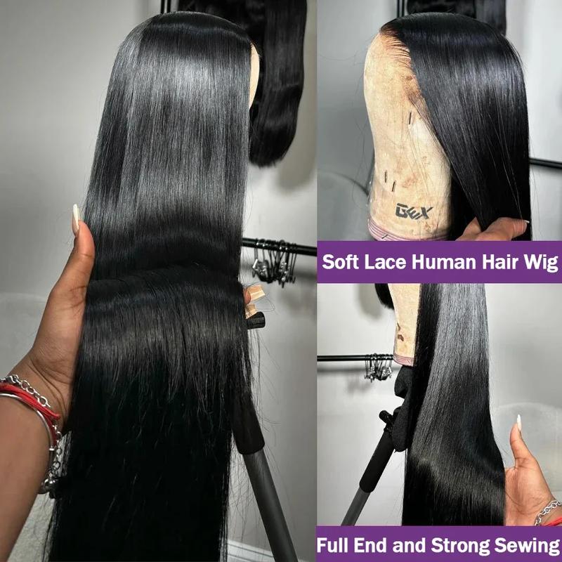 Bling Hair 180 Density 13x4 13x6 360 4x4 Hd Transparent Smooth Straight Lace Front Human Hair Wigs Brazilian Frontal Wigs For Black Women #TikTokShopHolidayHaul