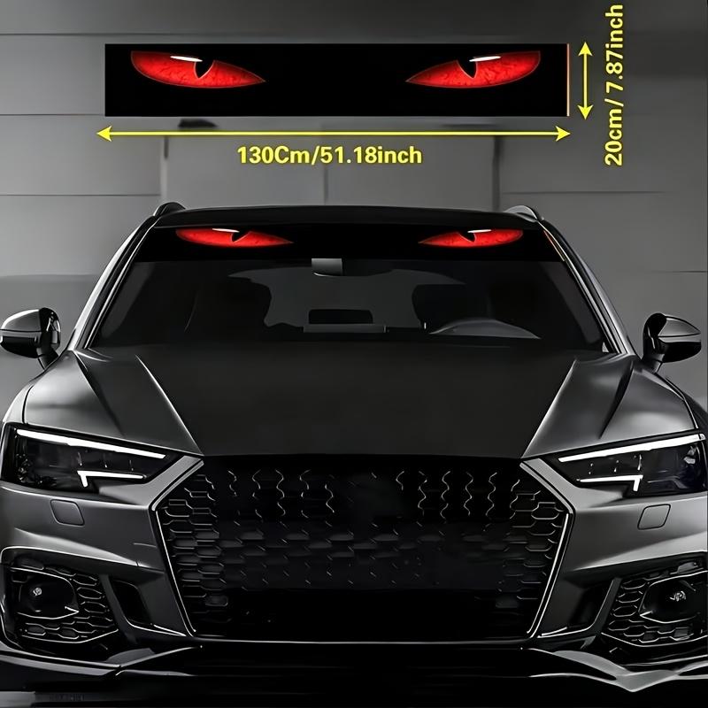 Multi-style Monster Eye - Car Windshield Sticker - Can Be Installed on Car Hoods, Front Windshields, and Rear Windshields as Decorative Decals