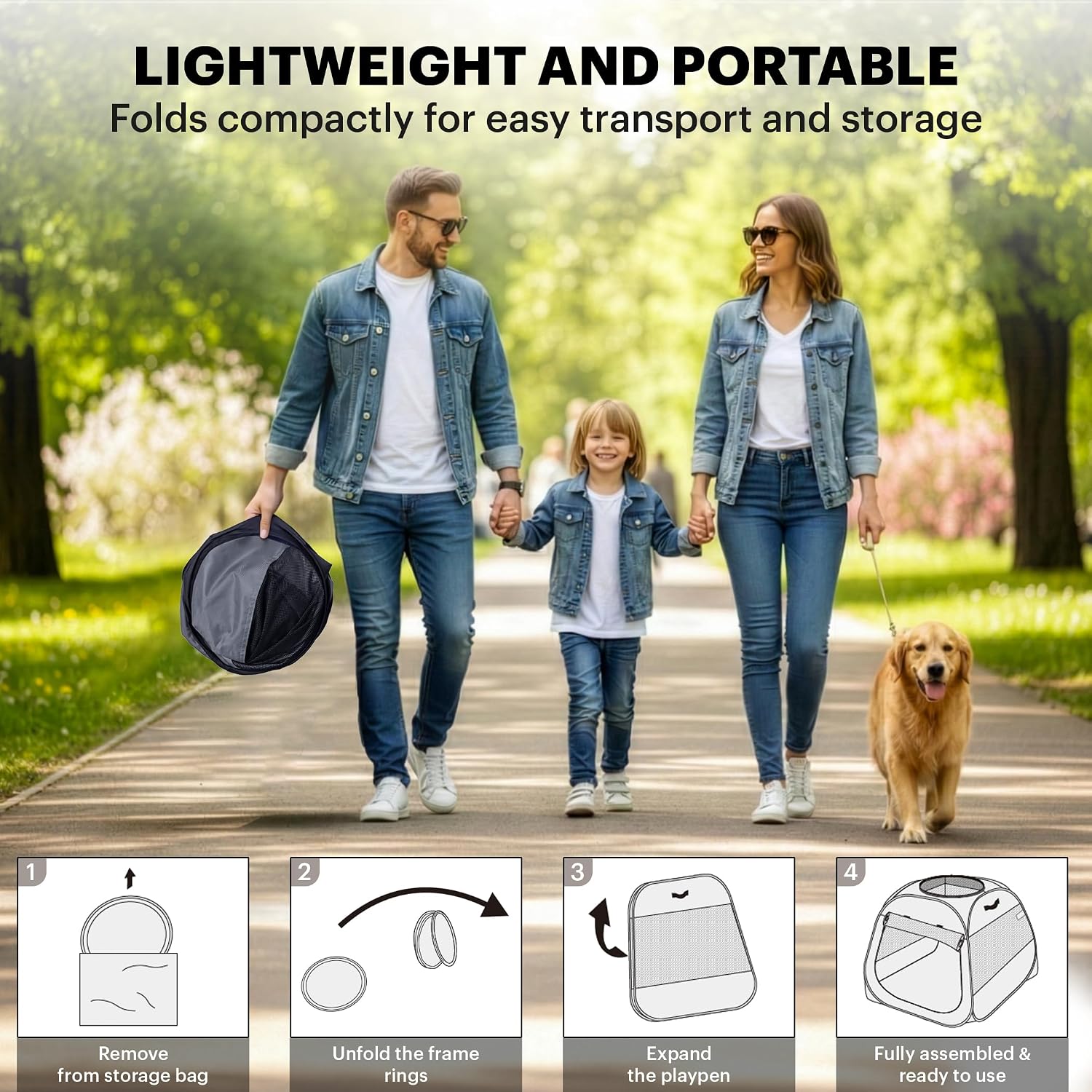 -  Based, Portable  Playpen, Trapezoidal  Design, Foldable  Tent for Indoor Outdoor Use,   Play Enclosure, Kitten Puppy Kennel Crate,  House, Easy Setup, 33" x 26.5"