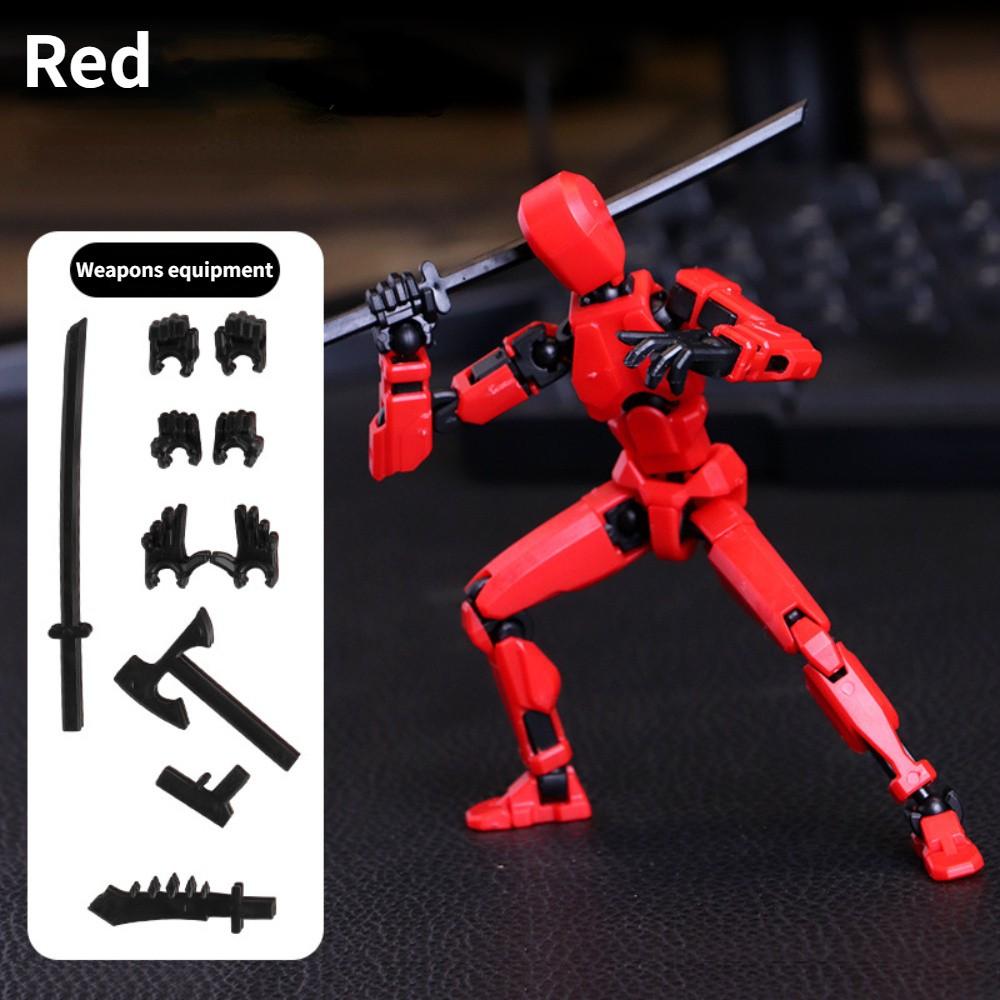 Titan Action Figure Set, Multi-Jointed Robot Model, Dynamic Pose, Detailed Design, Perfect for Collection and Desktop Decoration