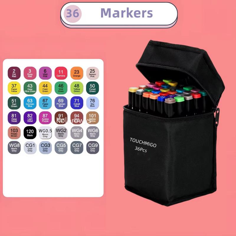 Alcohol Art Markers Set, Dual Tips Fine & Chisel,Art Markers,Professional Permanent Sketch Markers for Adult Coloring Drawing Sketching Coloring Artist Pens and Underlining