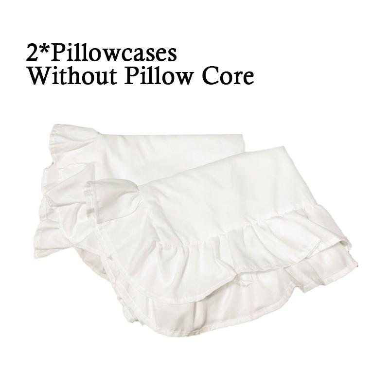 Solid Color Lace Pillowcases, Set of 2Pillow inserts not included.All-season essential bedding.Machine washable, soft and comfortable.Ideal for home, bedroom and dorm use.Elegant and stylish bedroom decor