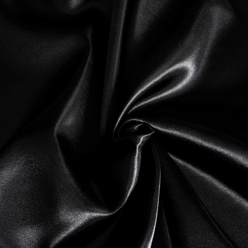 2/3Pcs Silky Satin Bed Sheet Set, Satin Bed Sheets, Dustproof Mattress Protector, Soft and Comfortable Fitted Sheet, Skin-Friendly & Breathable, Smooth Mattress Cover, Silk-Like Bedding for Bedroom/Dorm/Hotel, Multiple Sizes Available