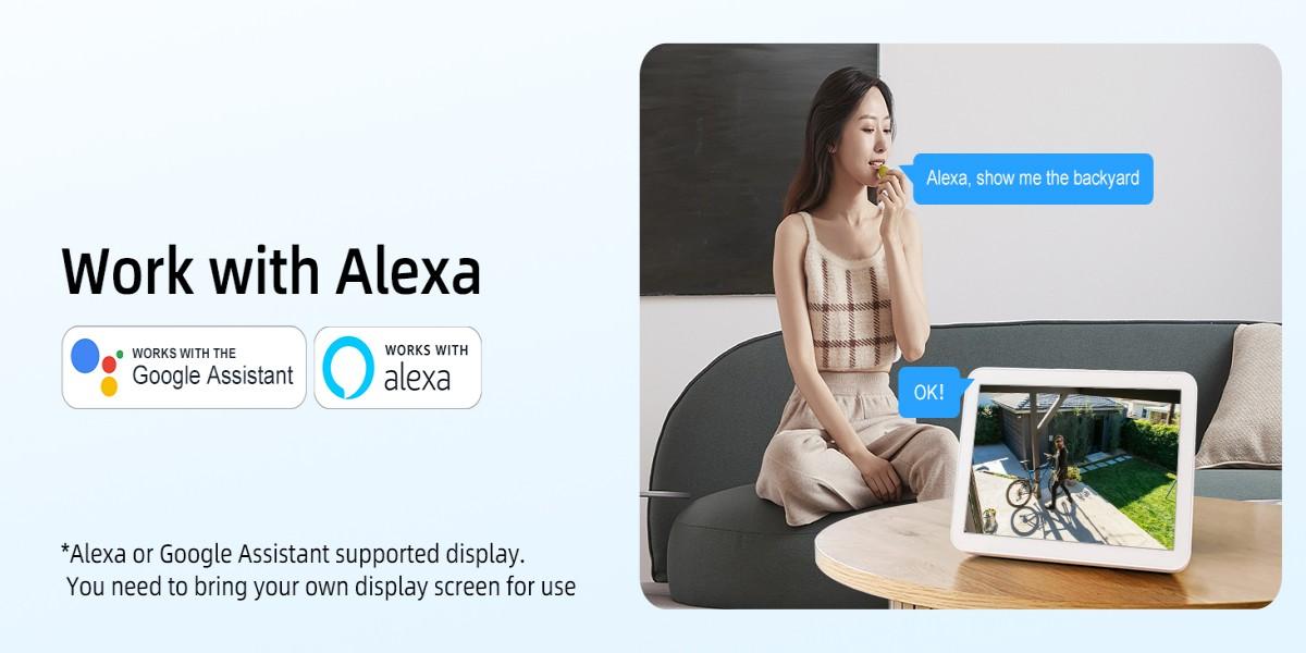 2K Smart Solar Camera, Wall-Mounted Night Vision Camera, Two-Way Audio WiFi Camera, Wireless Outdoor Waterproof, 7500mAh Camera, Mini Solar Camera, Subscription-Based AI Face Recognition/Vehicle/Pet Detection, Supports Cloud Storage, SD Card, TF Card