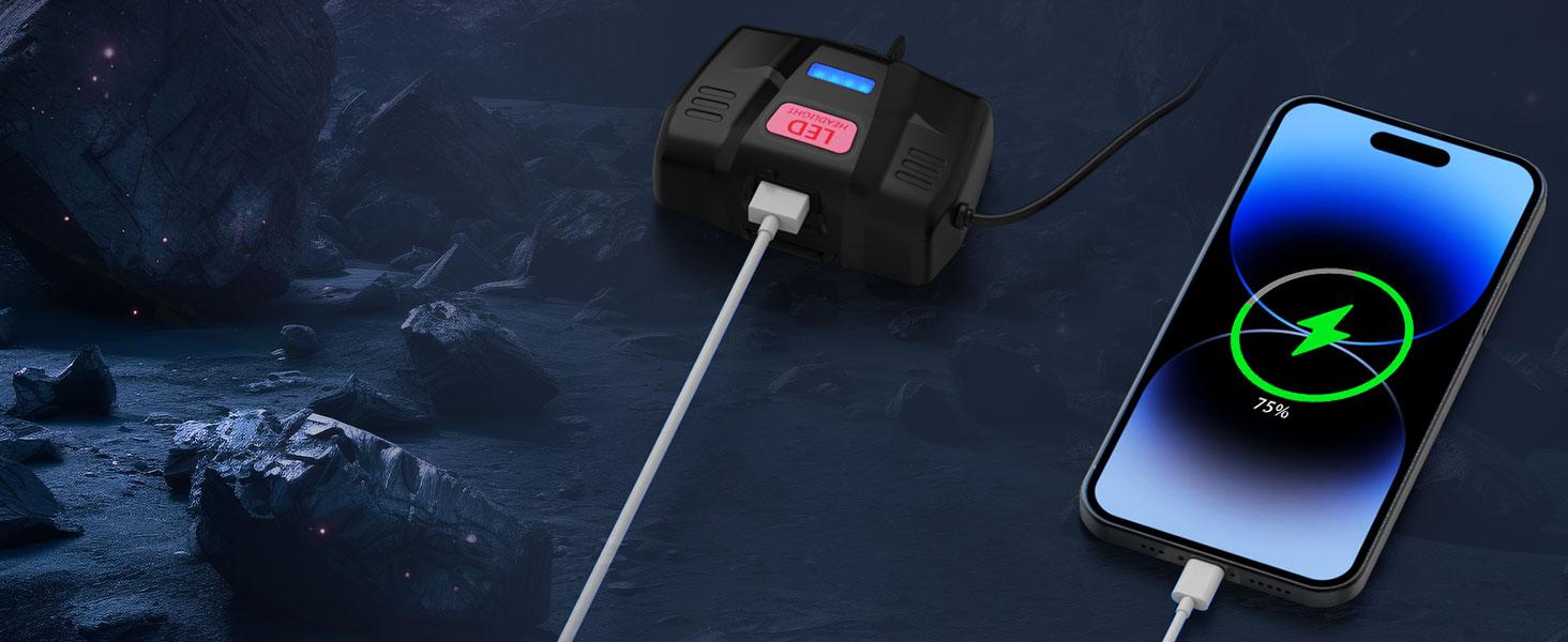 Moko 150000 lumen rechargeable headlamp-60H long battery life detachable, 8 modes super bright 50W bulb IP68 waterproof 90 ° adjustable sensor headlight for outdoor camping fishing running hunting Tactical Flashlight Moko 150000 lumen rechargeable headlamp-60H long battery life detachable, 8 modes super bright 50W bulb IP68 waterproof 90 ° adjustable sensor headlight for outdoor camping fishing running hunting Tactical Flashlight