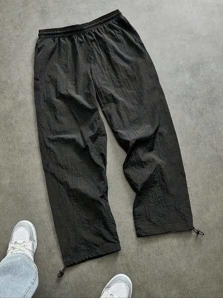 Men's New Casual Sports Pants, Loose Fit, Elastic Cuff, Fashionable Print, Lightweight Fabric, Perfect for Daily Wear, Athleisure Style Bottoms