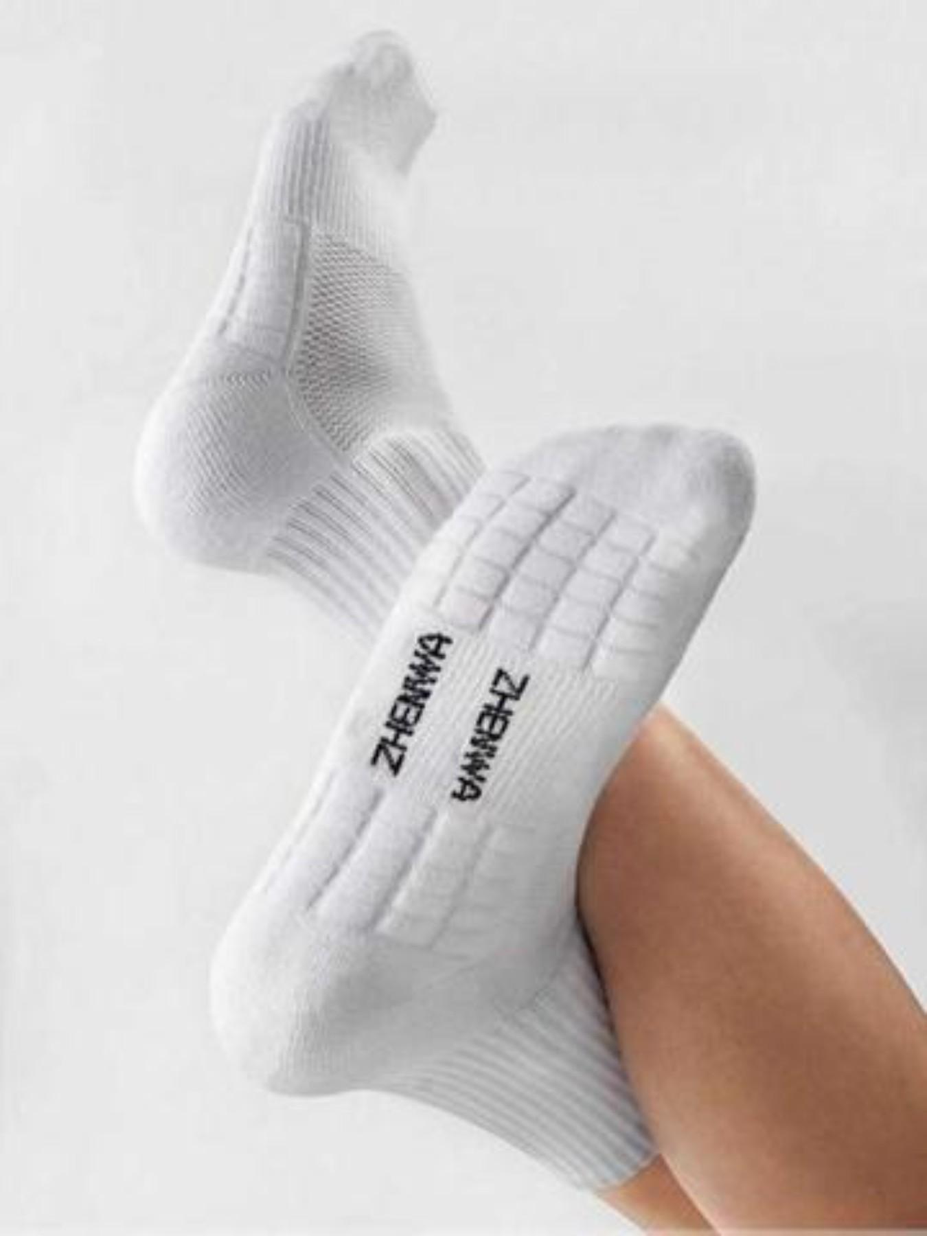 Men's Thick Towel Bottom Sports Socks, Moisture-Wicking, Comfortable, Versatile, Suitable for Tennis, Badminton, Running, Basketball, Fall Season