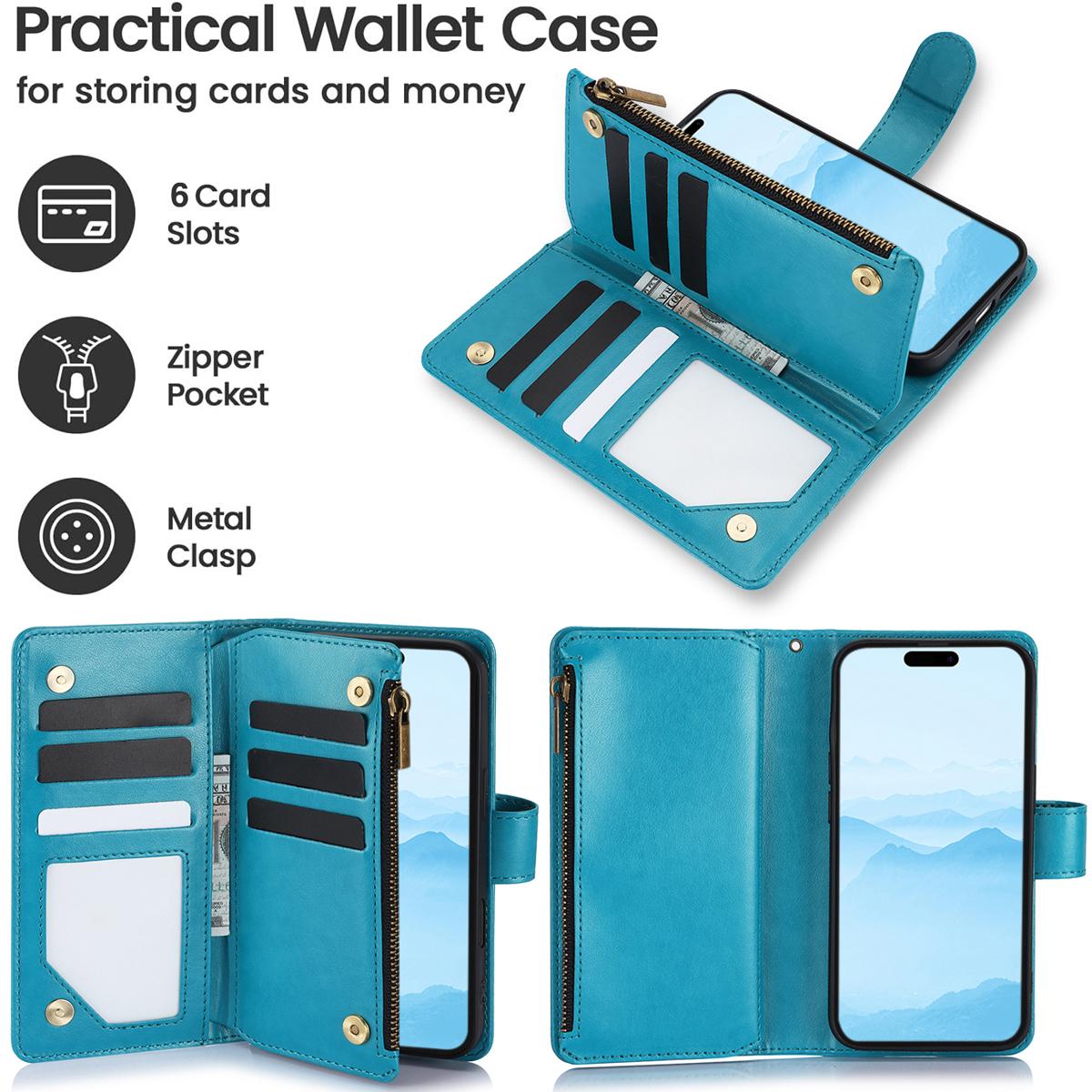 For Samsung Galaxy S25 Ultra S24 Plus S23 FE S22 S21 Lanyard Cute Floral Embossed Butterfly Wallet Phone Case with 6 Card Slots Zipper Pocket Wrist Strap Women Soft PU Leather Protective Flip Fold Stand Cover Magnetic Closure For Mom For Samsung Galaxy S25 Ultra S24 Plus S23 FE S22 S21 Lanyard Cute Floral Embossed Butterfly Wallet Phone Case with 6 Card Slots Zipper Pocket Wrist Strap Women Soft PU Leather Protective Flip Fold Stand Cover Magnetic Closure For Mom