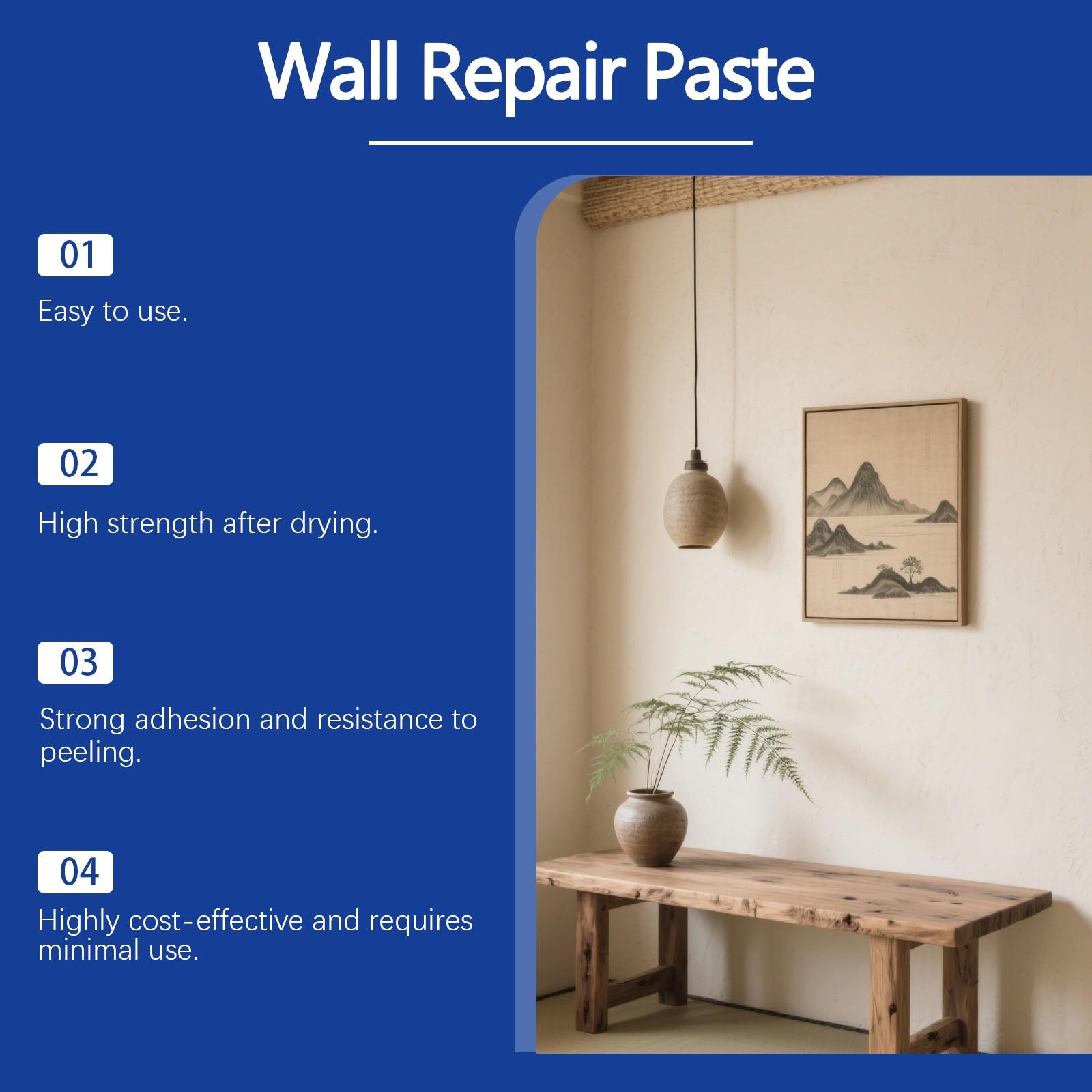 Dry wall repair kit 100g wall repair agent multifunctional fast drying paste adhesive heavy-duty concrete sealant waterproof self-adhesive