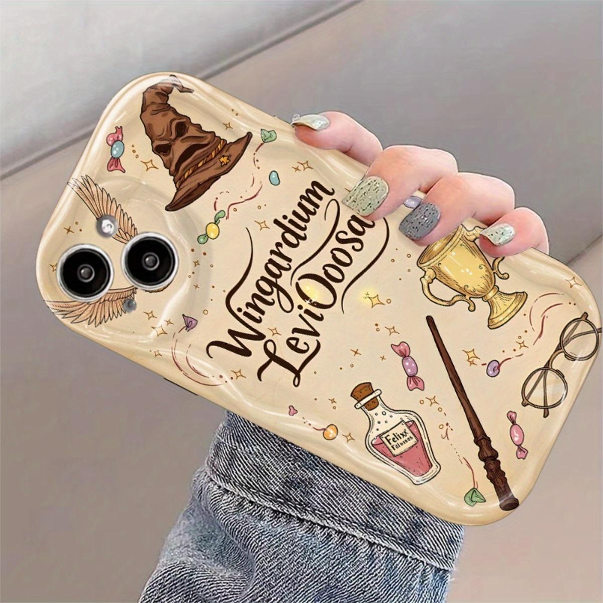 Harry Potter Design Transparent Phone Case, Soft Wave Protective Cover, Fits iPhone 17/16/15 Series, Shockproof Durable Tpu Material Casing, Accessories