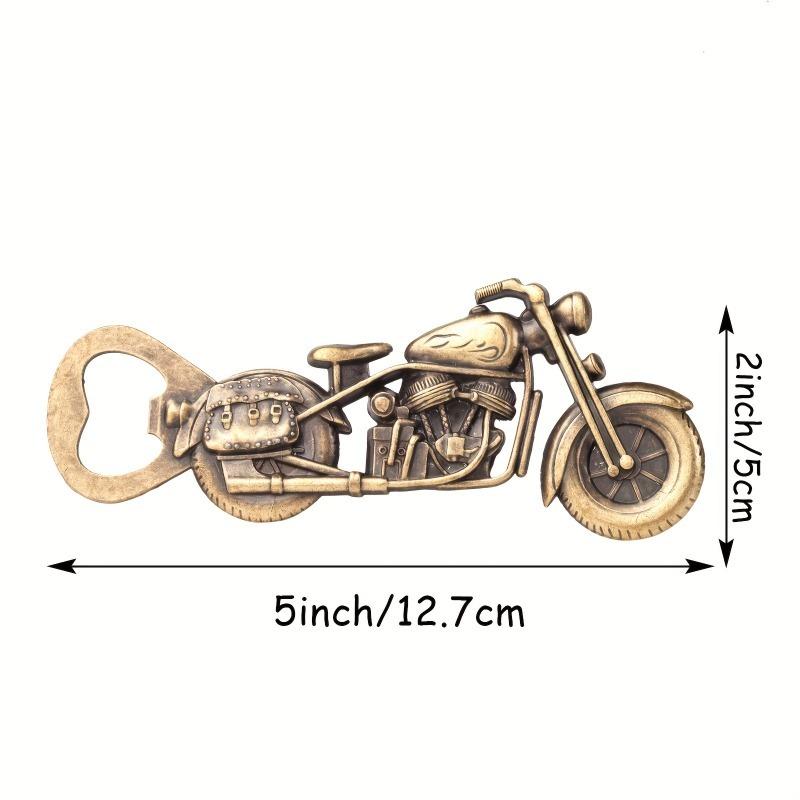 Vintage Motorcycle Bottle Opener, Intricate Design, Perfect Gift for Motorcycle Enthusiasts, Ideal for Party Events, Single Pack