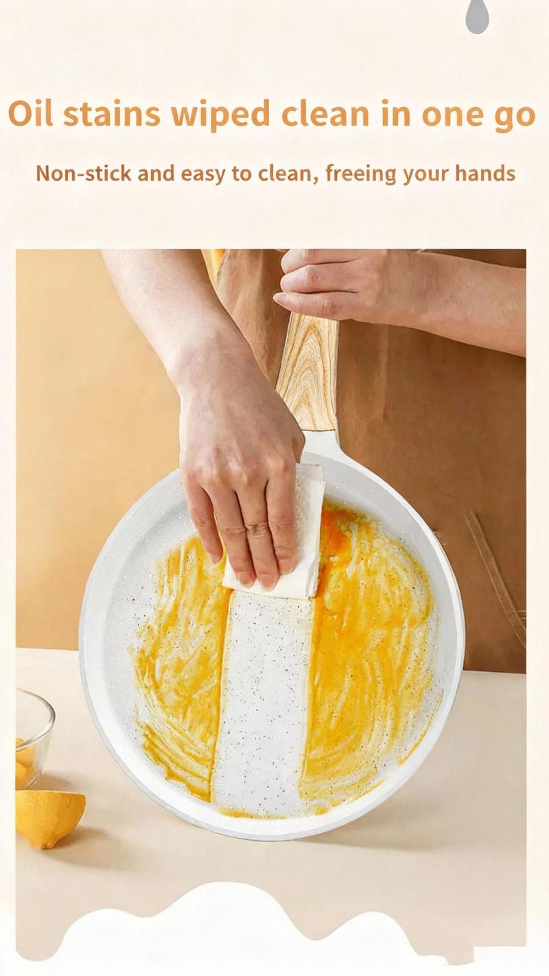 Nonstick Crepe Pan with Spreader,  Ceramic Coating Pancake Dosa Tawa Griddle Pan, for All Stove, Induction Compatible, PFOA Free (White)