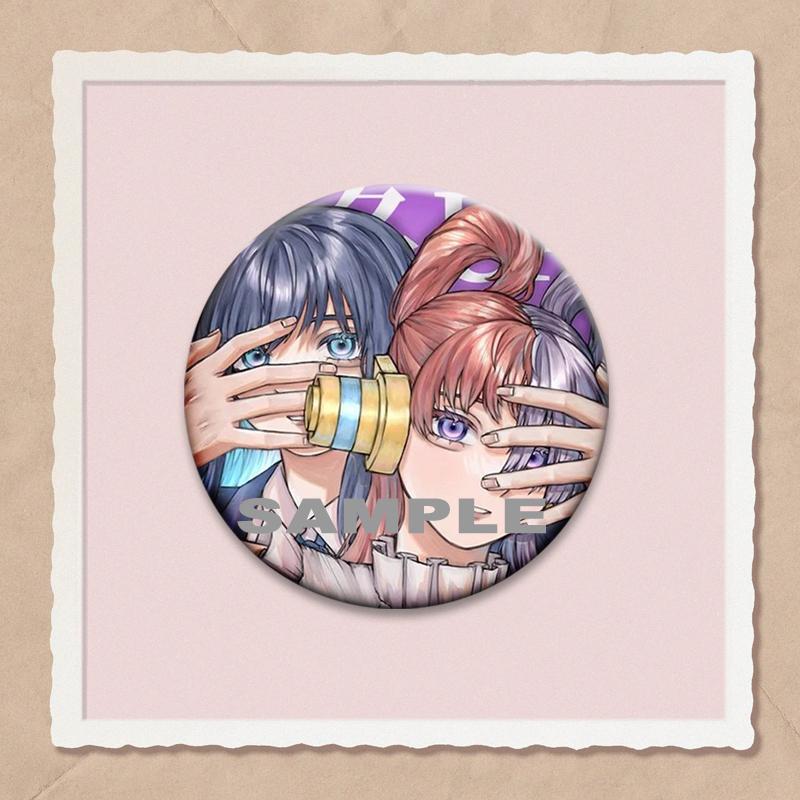 32/44/58mm Ado Kyogen X Uta Enamel Pins I Love Ado Vintage Anime Brooch Creative Badge for Hat Bag Decoration Fans Collect Gifts