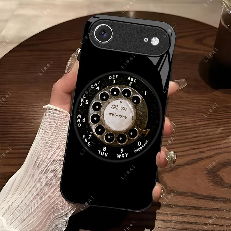 Suitable for [iPhone 17 Air] High-end phone case🤩, featuring a vintage rotary dial pattern🥰✨, with a high-end, stylish, and minimalist design，drop-resistant, affordably priced，fingerprint-resistant  995
