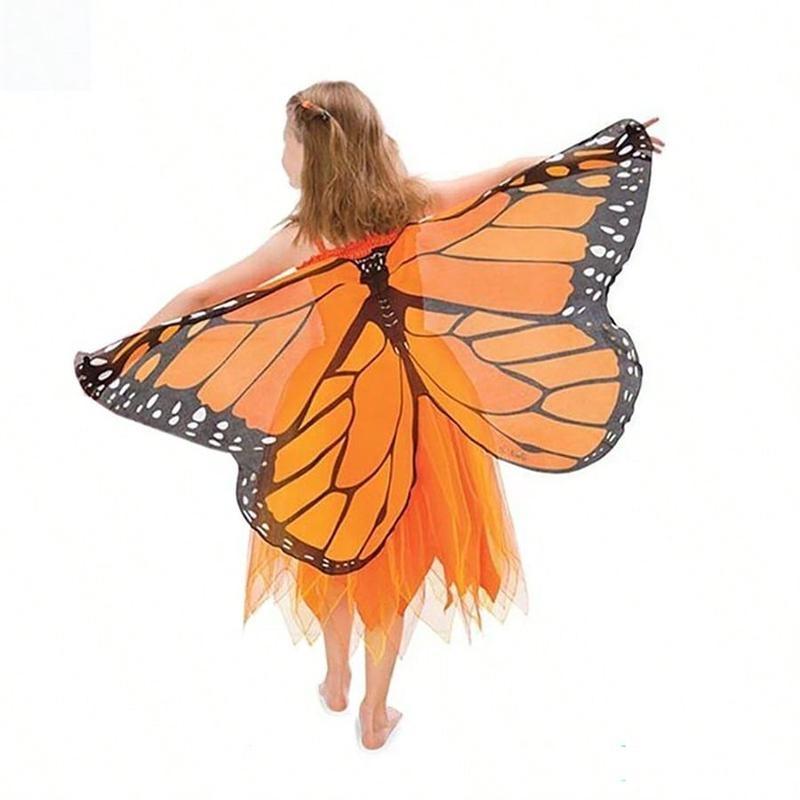 Angel Butterfly Wings Cape, Festival Party Stage Performance Costume, Children Role Play Dress Up Clothing, Fairytale Outfits, Kids Halloween
