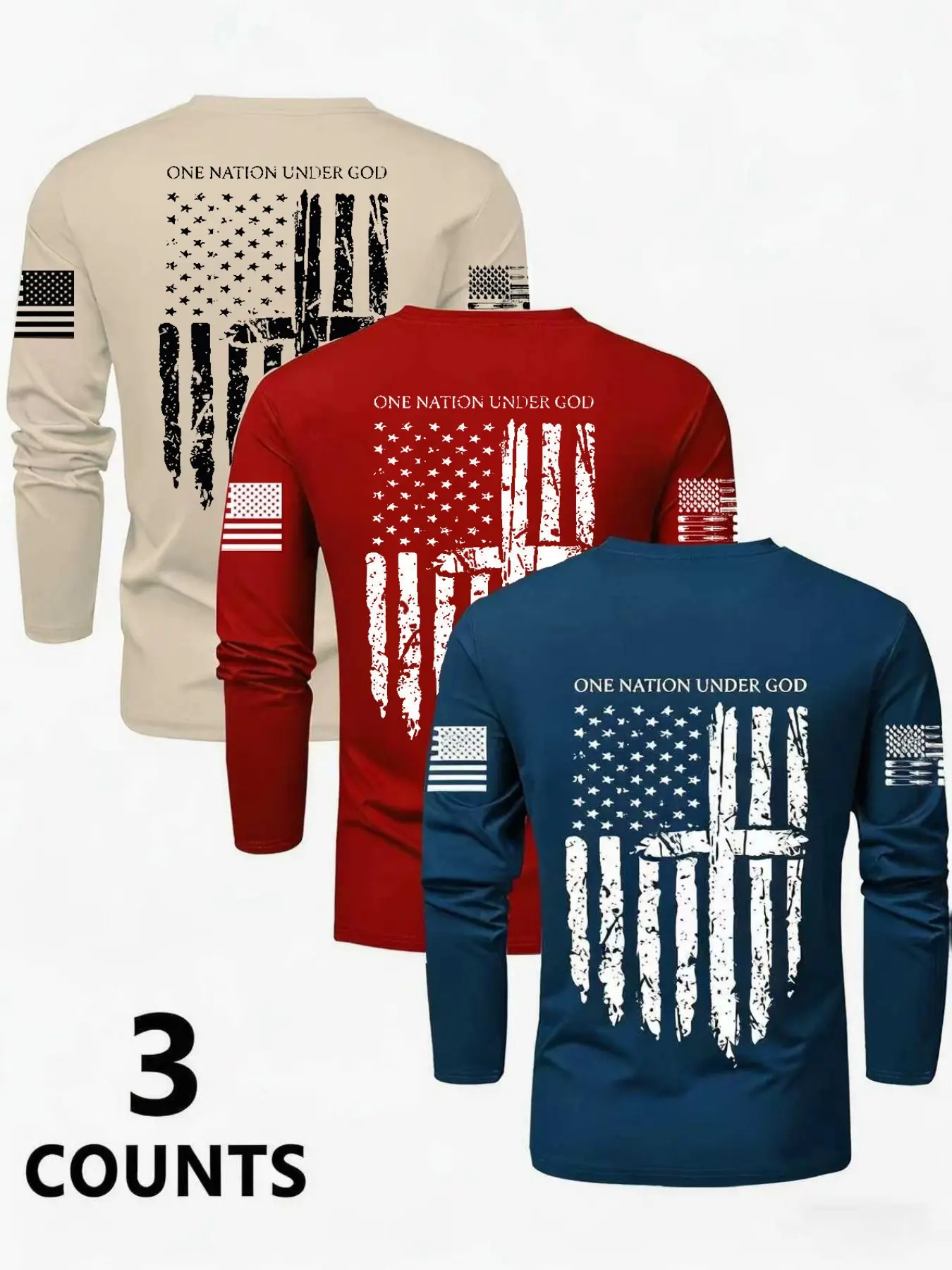 Men's Quick-Dry Moisture-Wicking Long Sleeve T-Shirt, Comfortable Breathable Elastic Fabric, Ideal for Running Fitness Fishing, Breathable Workout Shirt, Athletic Tee