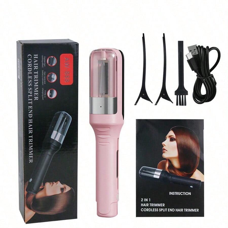 Rechargeable Split Hair Trimmer, Portable Wireless Hair Clipper, Ideal for Home and Outdoor Travel, Hair Care Tool