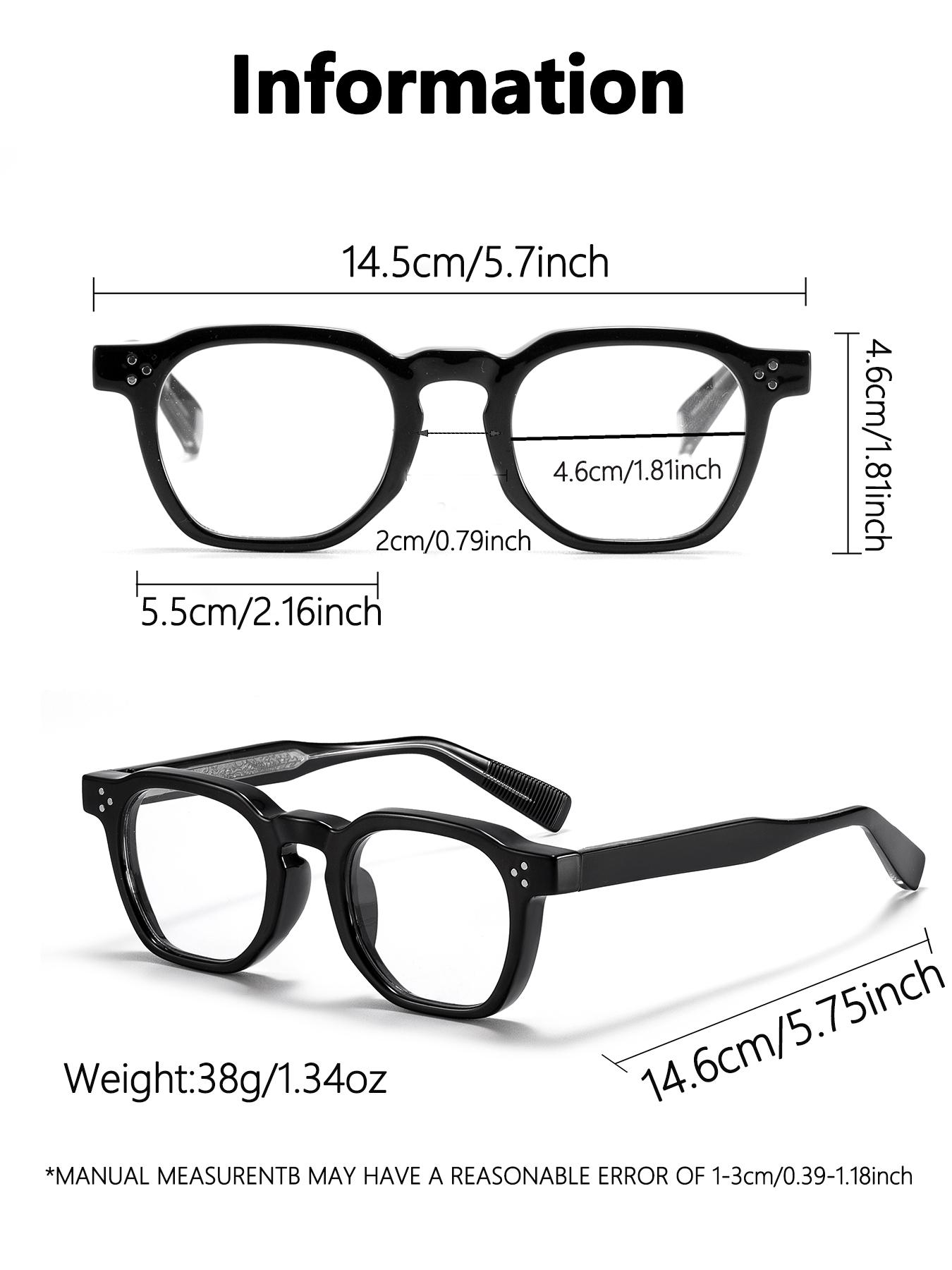 Caterside Square Plain Sunglasses with Spring Hinge Design, Adjustable PC Tr90 Frame, Anti-Blue Light Lenses, Stylish for All Seasons, Perfect for Travel and Outdoor Activities