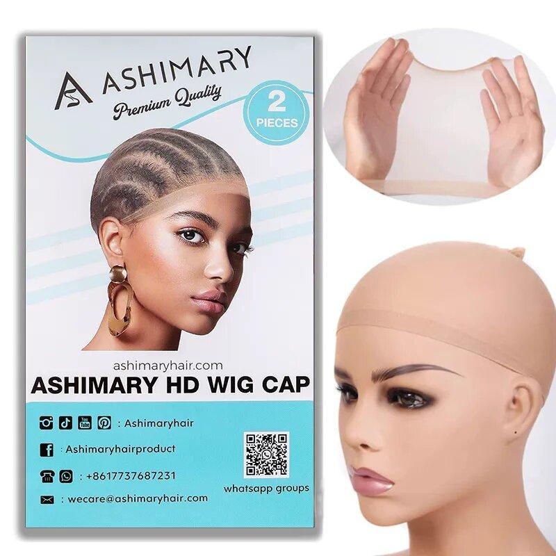 High Quality Hd Wig Cap 2PCs, Thin Invisible Wig Cap for Women