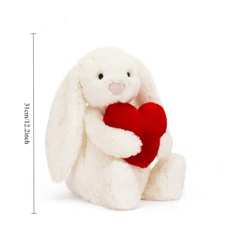 Matcha Small Dragon Rabbit Plush Toy Cuddly Stuffed Animal Soft Cute Hugging Companion Doll Birthday Gift Valentine's Day Gift Surprise Gift for Girls