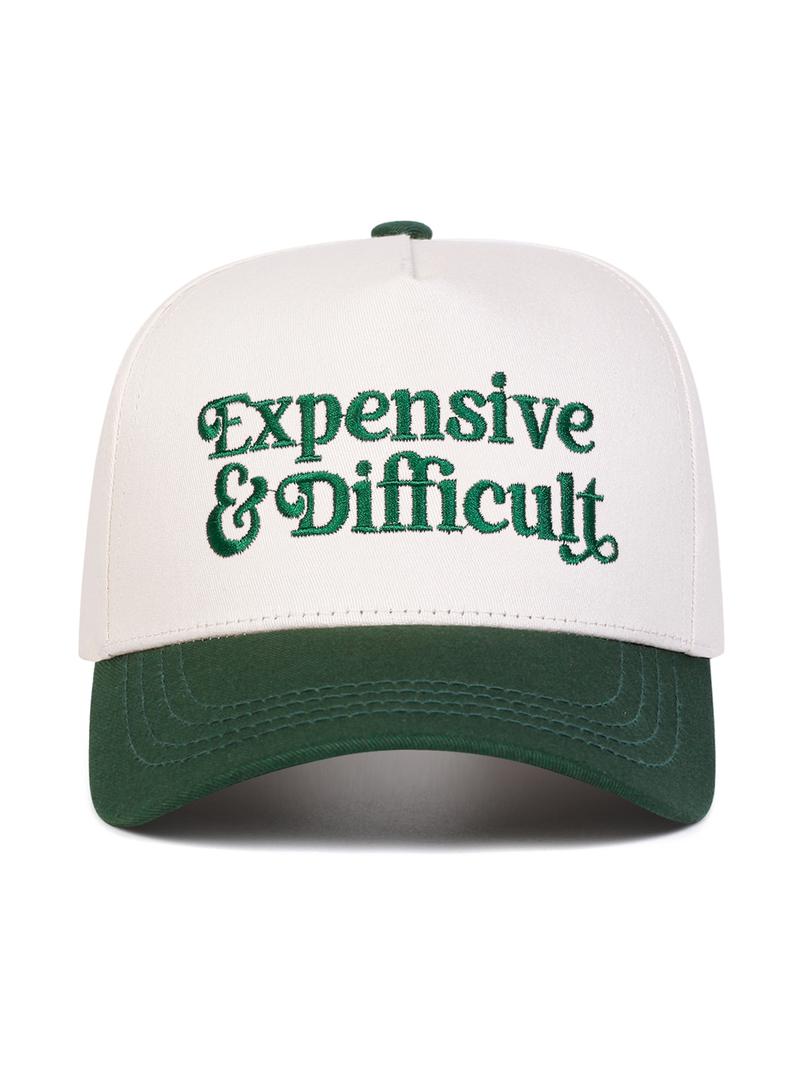 Letter Embroidery Trucker Hat, Casual Outdoor Sports Hat for Men & Women, Fashion Accessories for Daily Wear