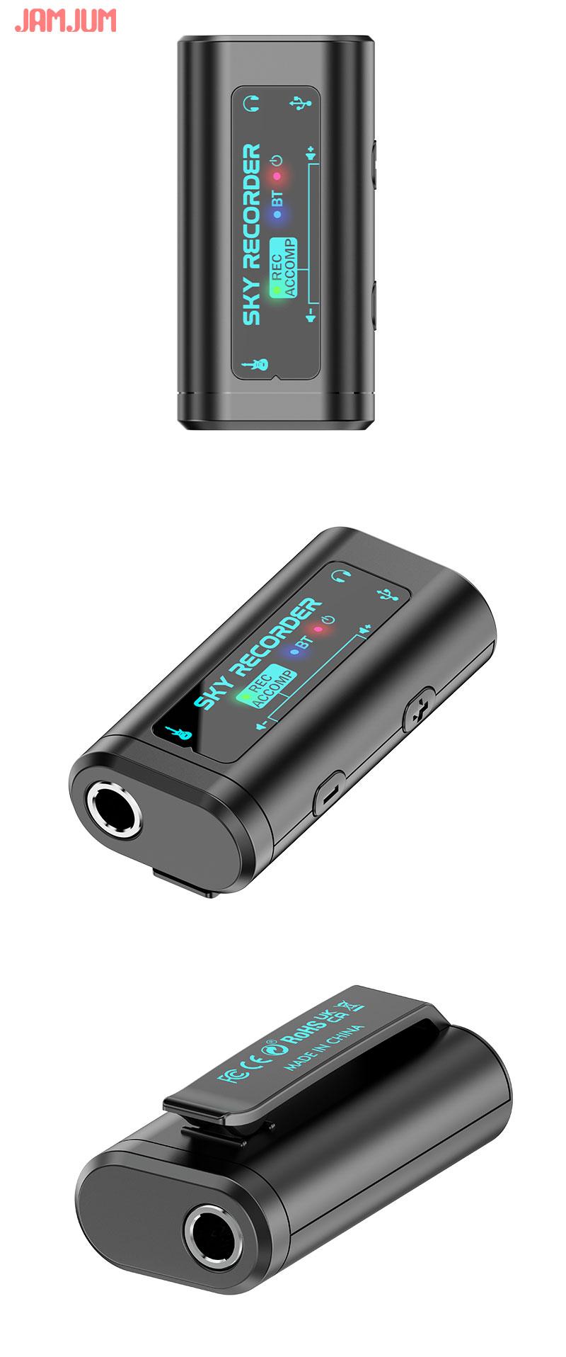 JAMJUM Portable High-Definition Audio Interface Type-C, Compatible with Multiple Systems, Plug-And-Play Guitar Recording Device Audio Equipment