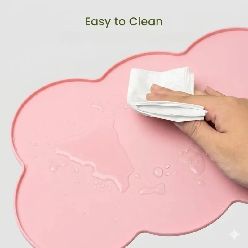 Silicone Types Silicone Pet Mat with Anti-Slip Bottom - TikTok Shop