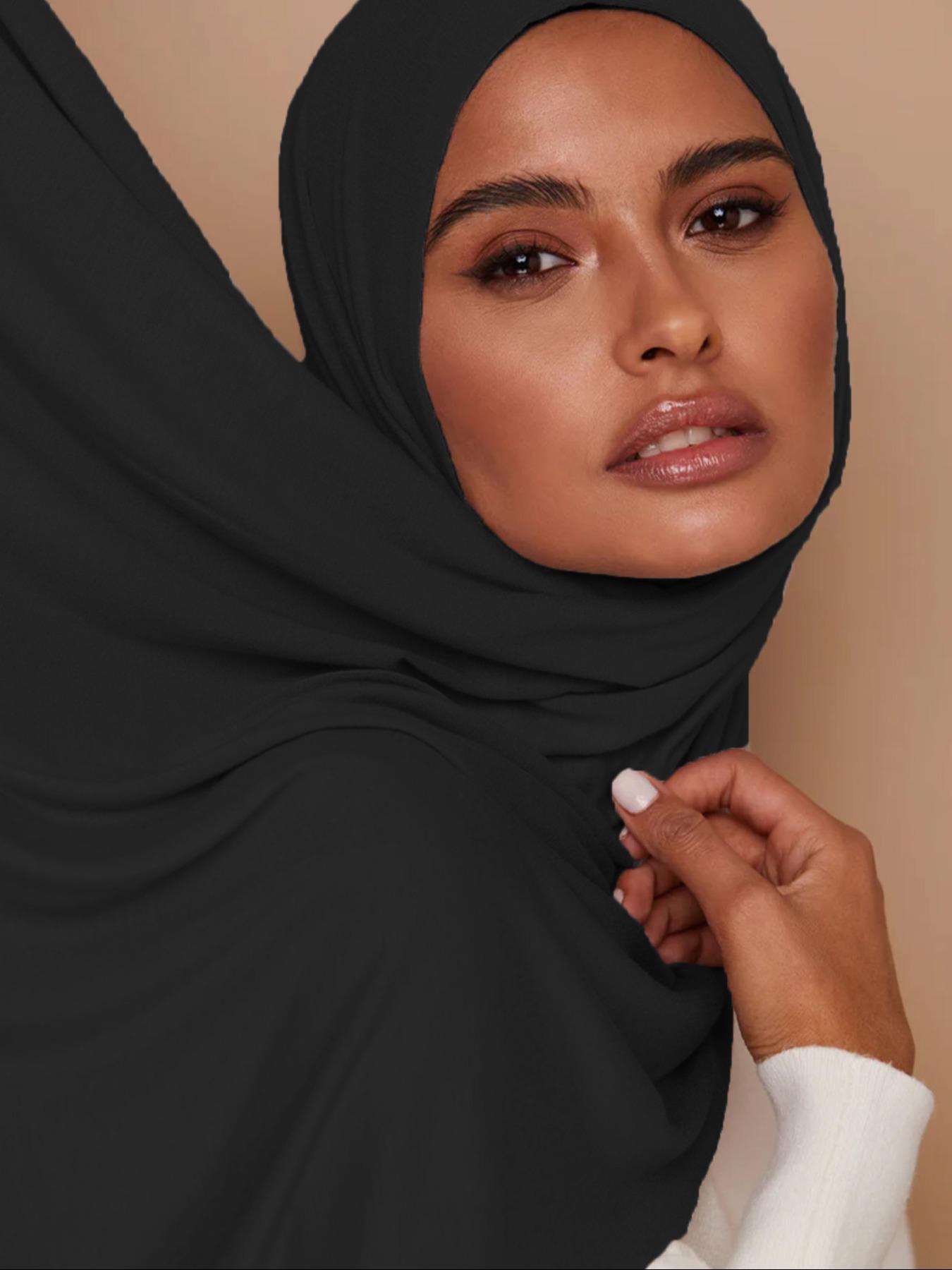 8pc Fashion Gift Box Set, 4pc Elegant Turban Hijab & 4pc Tube Hat Sleep Cap, Soft Breathable Fabric, Suitable for All Seasons, Perfect Gift