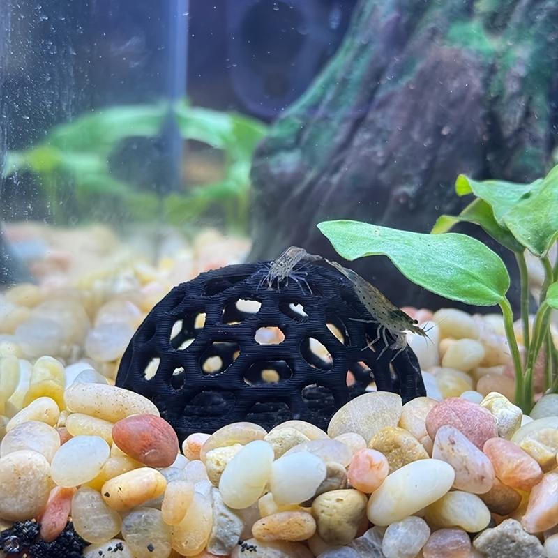 Aquarium Shrimp Dome Decor, Safe Plastic Hiding Spot for Shrimp, Moss Rack, Aquarium Top Decoration, Essential Fish Tank Accessory
