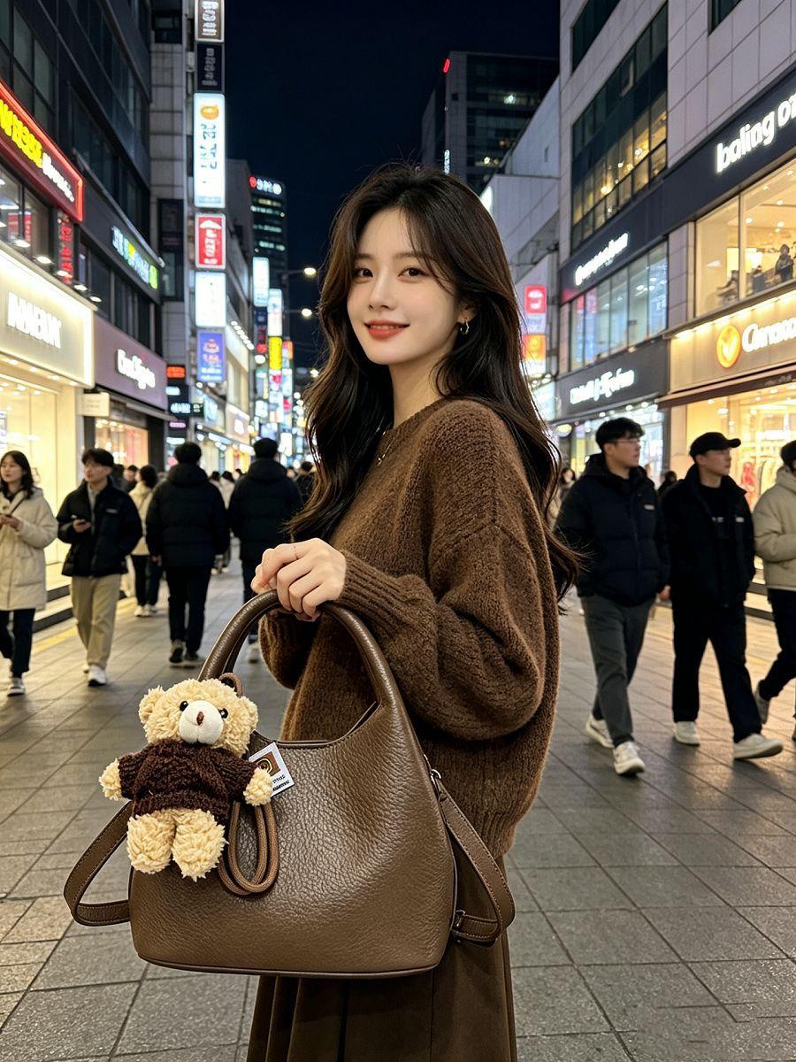 New stylish and versatile high-end large-capacity handbag, crossbody bag, commuter bag for women