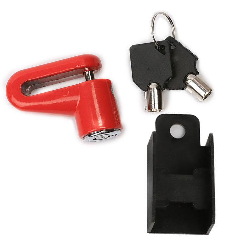 Motorcycle Disc Brake Lock, Anti-Theft Scooter Disk Lock, Anti-Pry Electric Vehicle Brake Rotor Security Lock, Ebike Accessories, Motorcycle Locks Anti Theft