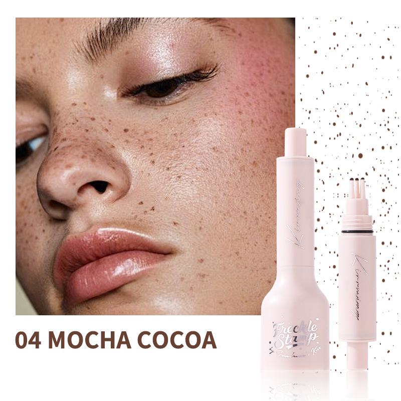 Waterproof Freckle Pen Makeup Stamp, Natural Looking Fake Freckles Marker, Sweatproof Dotting Pen for Women